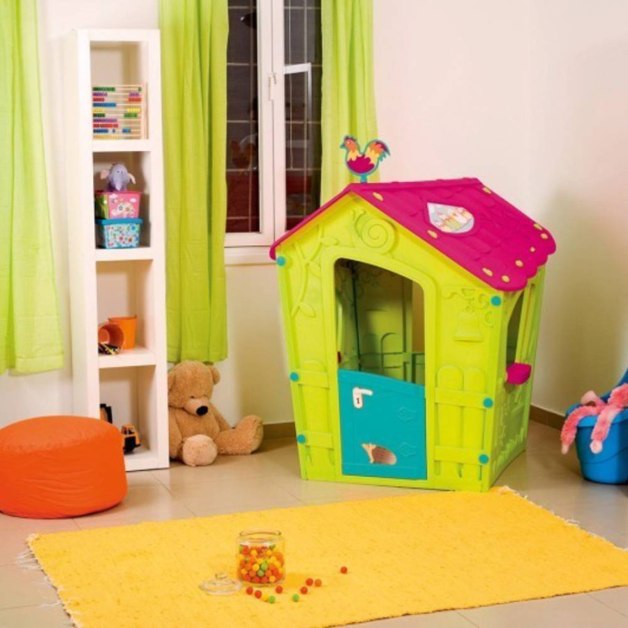 KUĆICA ZA IGRU 146X110X110CM ZELENO-PINK MAGIC KETER