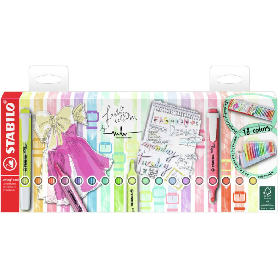 TEKSTMARKER 18/1 SWING COOL STABILO