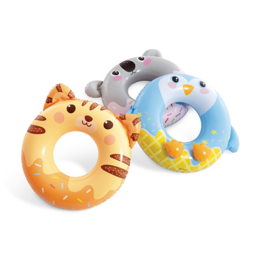 INTEX ŠLAUF ZA PLIVANJE 84-91CM SHAPE ANIMALS FACE