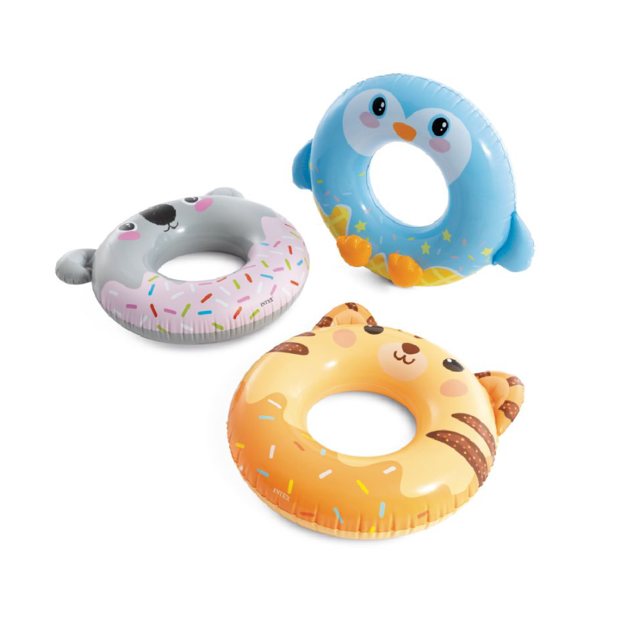 INTEX ŠLAUF ZA PLIVANJE 84-91CM SHAPE ANIMALS FACE