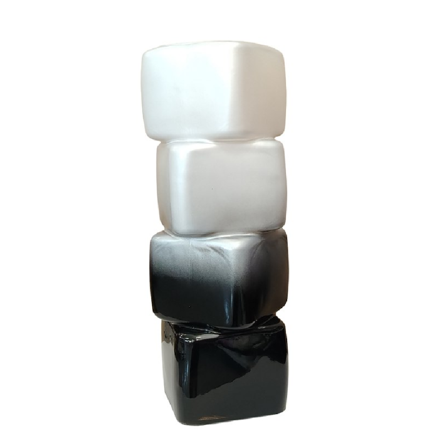 STAKLENA VAZA 10X25CM
