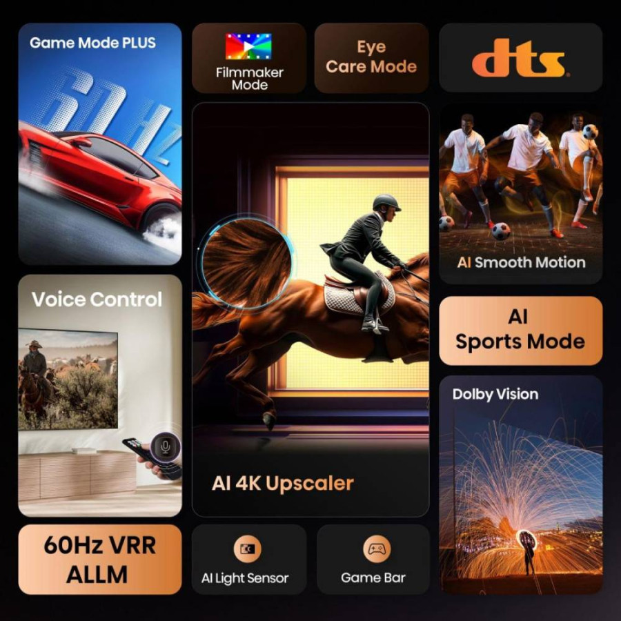 HISENSE TV LED 50" 50A6Q SMART 4K UHD