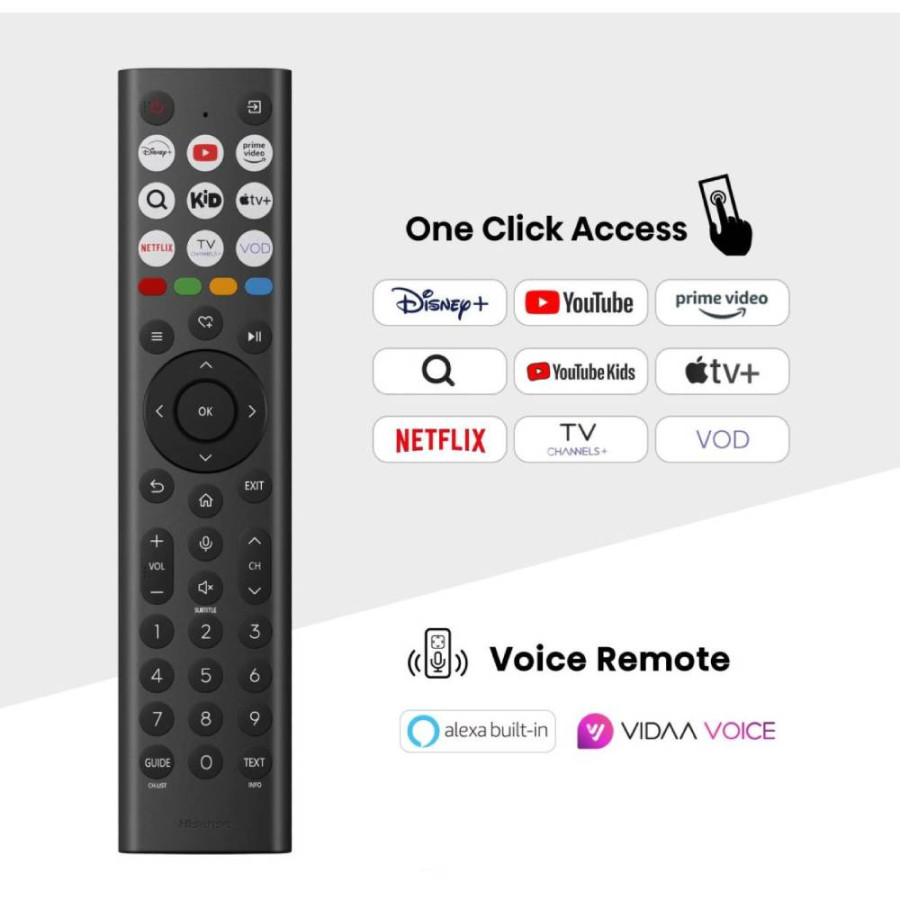 HISENSE TV LED 50" 50A6Q SMART 4K UHD