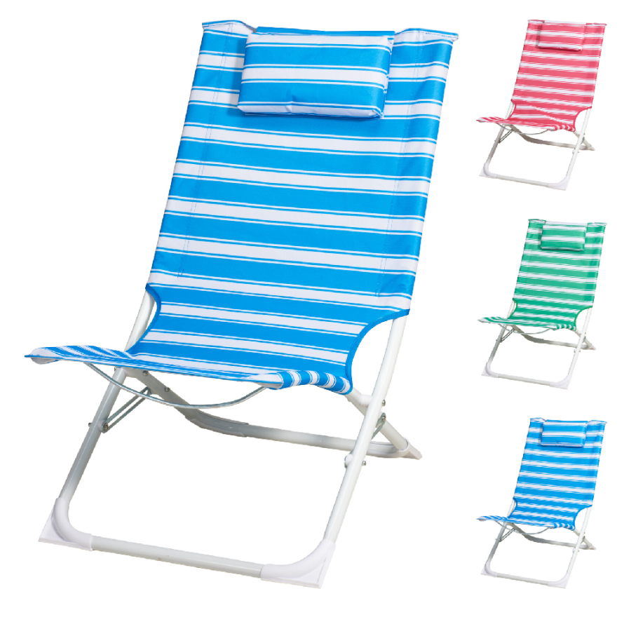 STOLICA SKLOPIVA ZA PLAŽU 43X50X72CM COLOR LINES