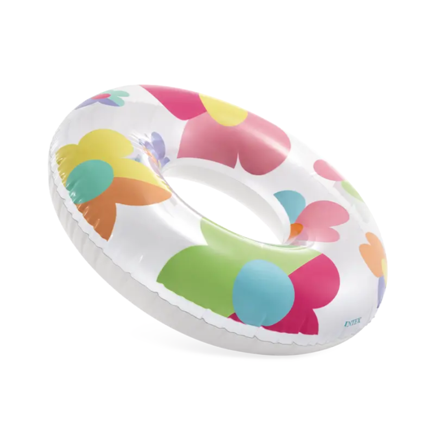 INTEX ŠLAUF ZA PLIVANJE 81CM JUMBO TRANSPARENT DESIGN