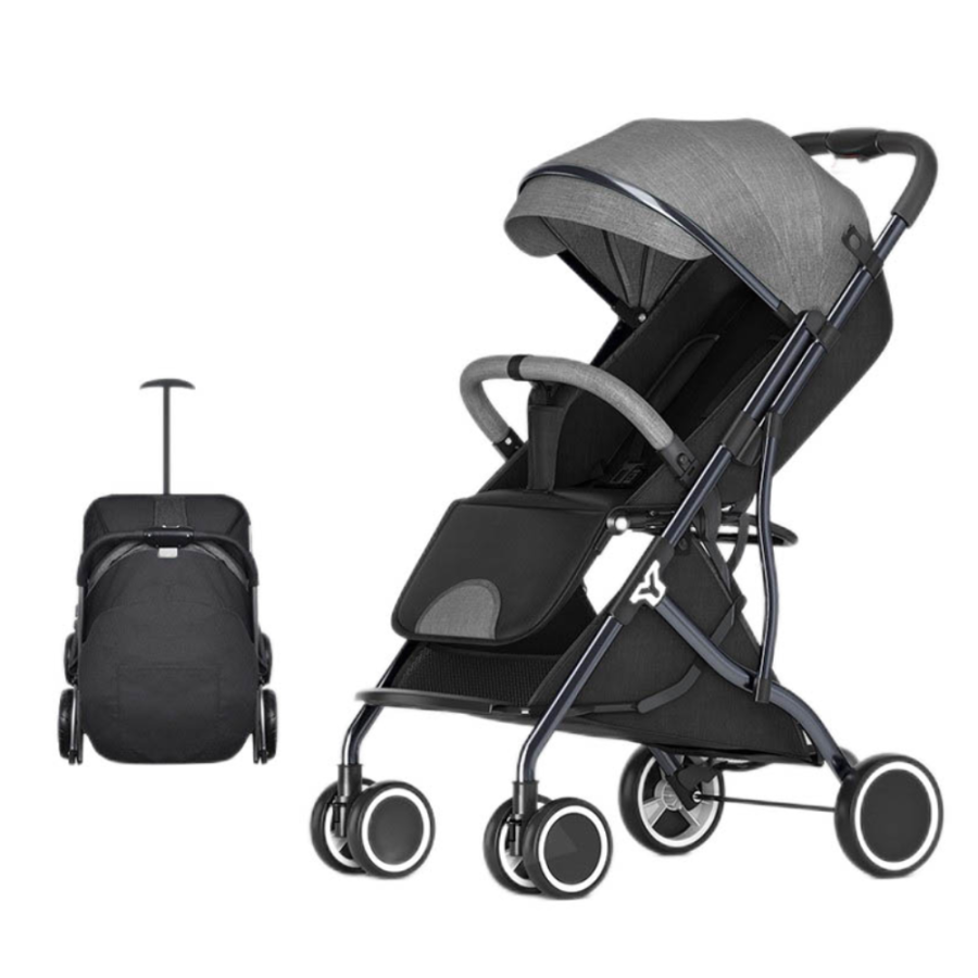 KALEI CLASSIC CITY KOLICA  BLACK-GREY
