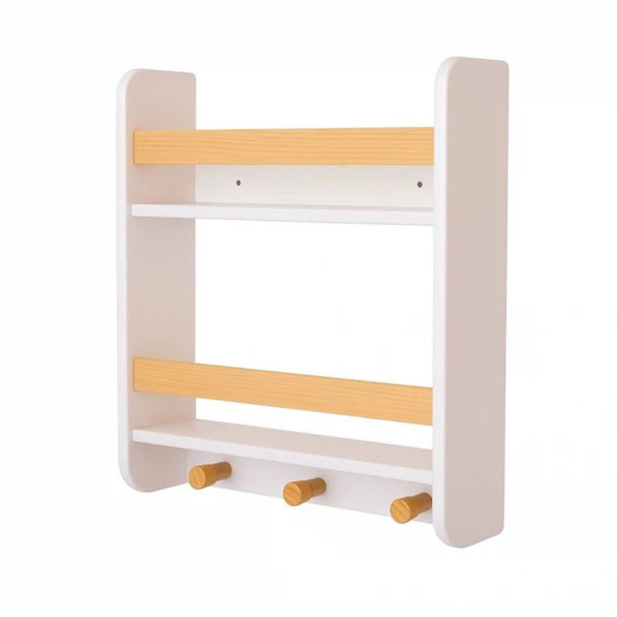 DJEČIJA ZIDNA VJEŠALICA 50X15X60CN MEDIJAPAN/DRVO BIJELA