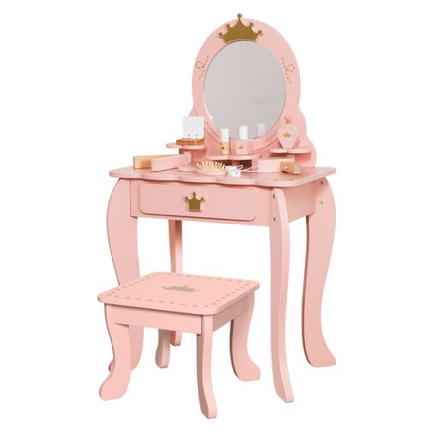 IGRAČKA KOZMETIČKI STO SA DODACIMA PINK CROWN