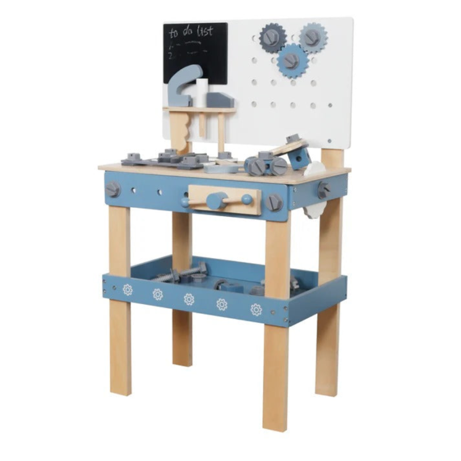 IGRAČKA GRAĐEVINSKI STO BLUE WORKSHOP