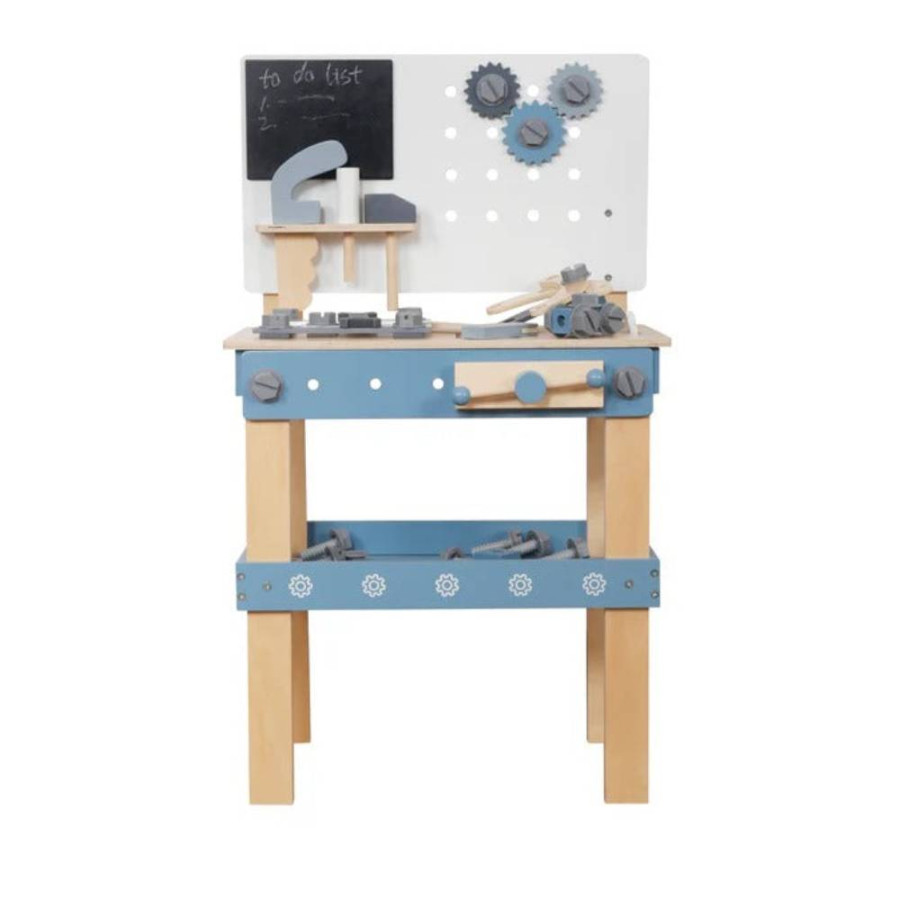 IGRAČKA GRAĐEVINSKI STO BLUE WORKSHOP