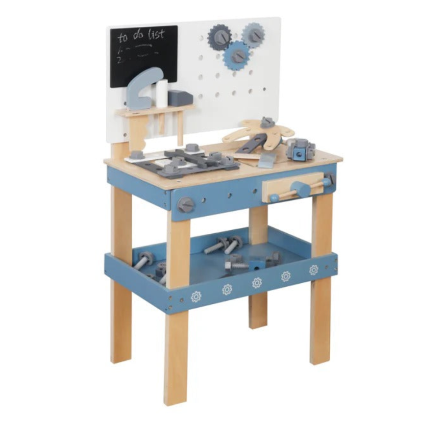 IGRAČKA GRAĐEVINSKI STO BLUE WORKSHOP