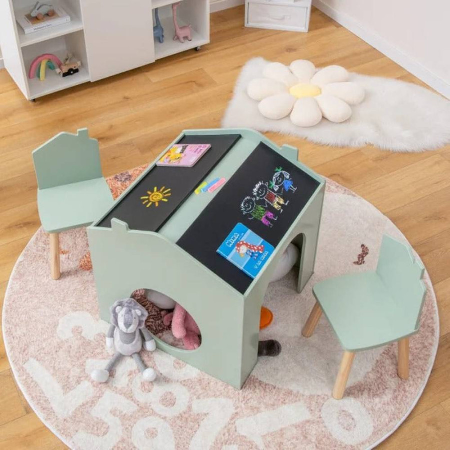EDUKATIVNI STO I STOLICA HOUSE SHAPE&BOARD
