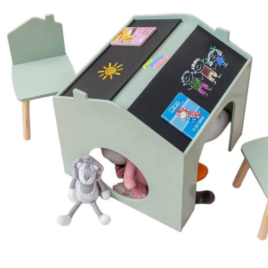 EDUKATIVNI STO I STOLICA HOUSE SHAPE&BOARD