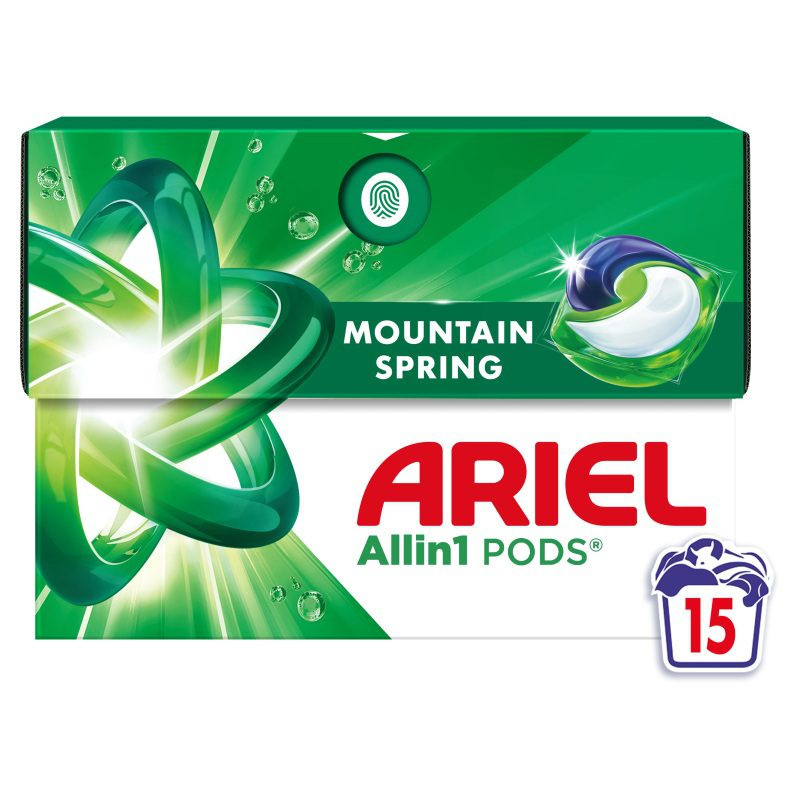 ARIEL DETERDŽENT ZA VEŠ U KAPSULAMA 15 KOM MOUNTAIN SPRING