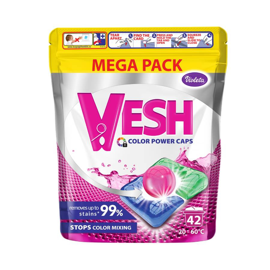 VESH DETERDŽENT ZA VEŠ U KAPSULAMA 42 KOM COLOR