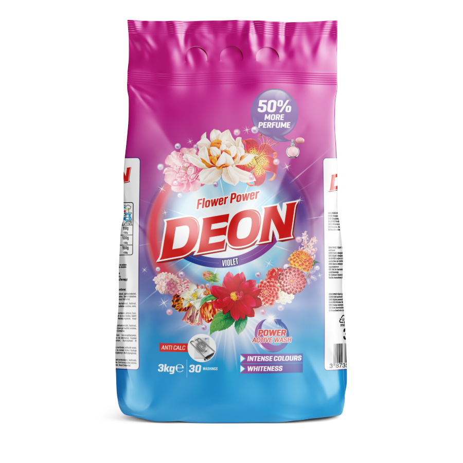 DEON DETERDŽENT ZA VEŠ 30 PRANJA FLOWER POWER VIOLET