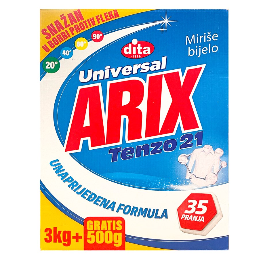 ARIX DETERDŽENT ZA VEŠ 35 PRANJA TENZO