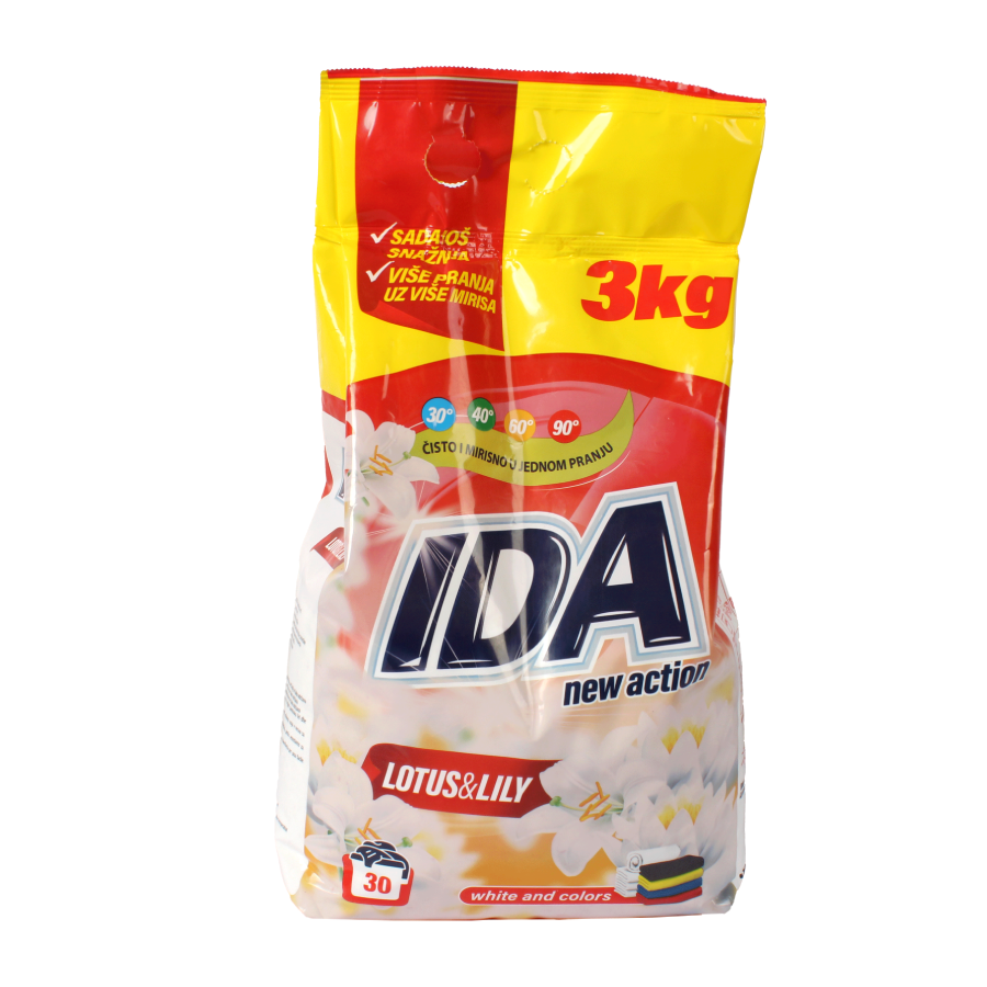 IDA DETERDŽENT ZA VEŠ 3KG LOTUS&LILY