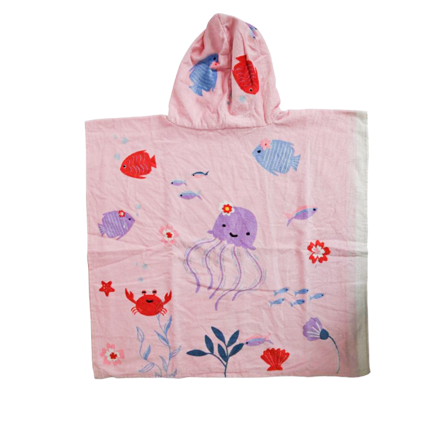 PEŠKIR ZA PLAŽU 60X120 DJEČIJI PONCHO