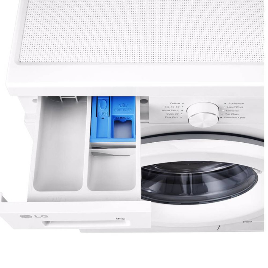 LG MAŠINA ZA VEŠ 1400 O/MIN 8KG INVERTER STEAM WASH