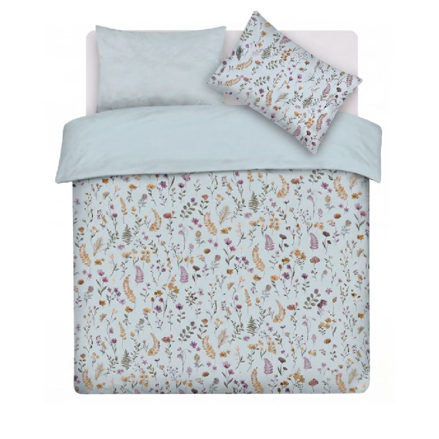 DORMEO POSTELJINA 200X200  NATURE BEDDING SET SKYBLUE