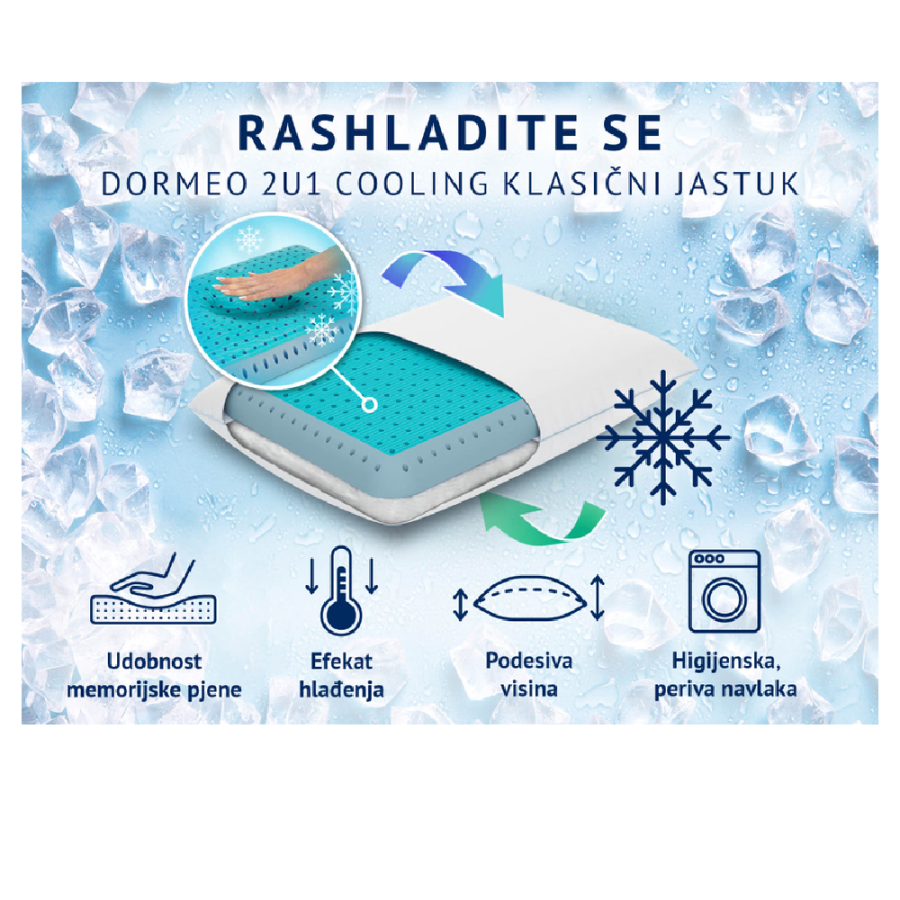 DORMEO JASTUK 50X70 2U1 COOLING PILLOW CLASSIC