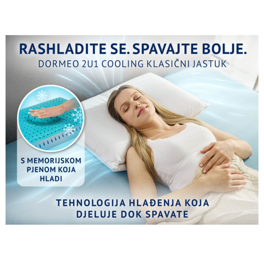 DORMEO JASTUK 50X70 2U1 COOLING PILLOW CLASSIC