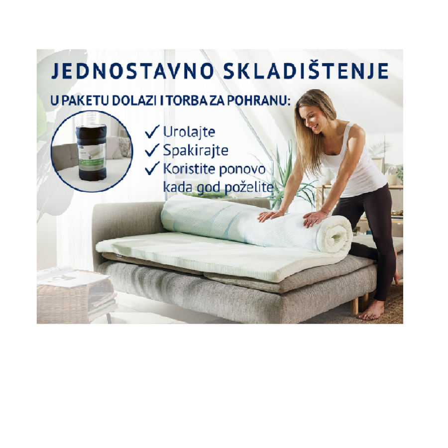 DORMEO NADMADRAC 180X200X5 2U1 ALOE VERA VITALIS TOPPER