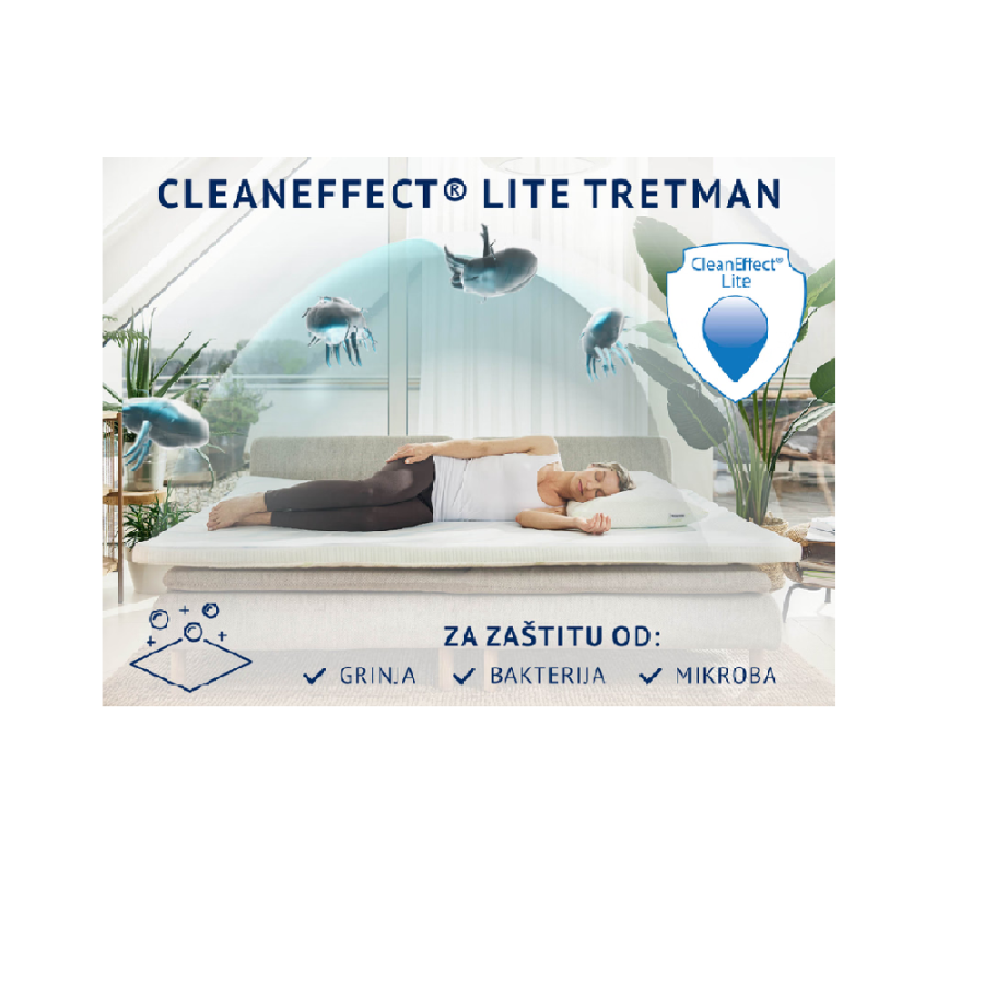 DORMEO NADMADRAC 180X200X5 2U1 ALOE VERA VITALIS TOPPER