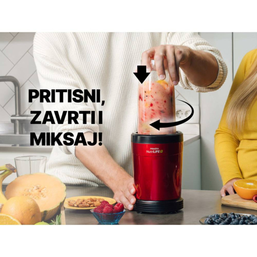 PRIMERA NUTRILIFE BLENDER 700W CRVENI