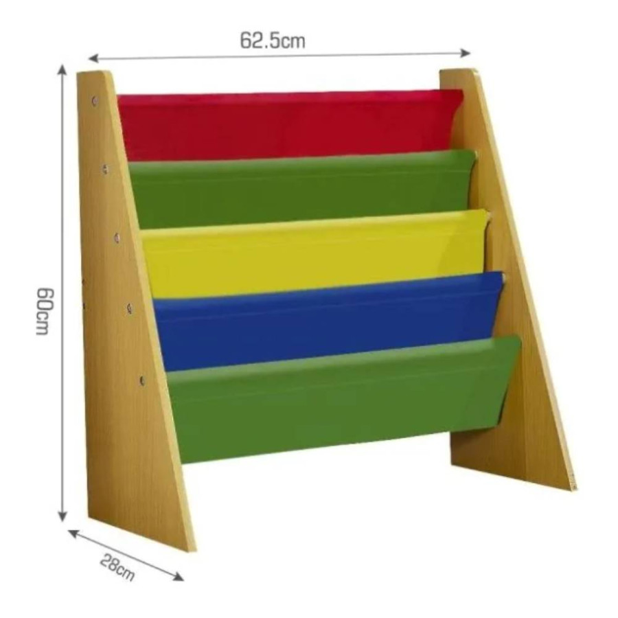 KINDER HOME DJEČIJA POLICA ZA KNJIGE 62,7X28X60