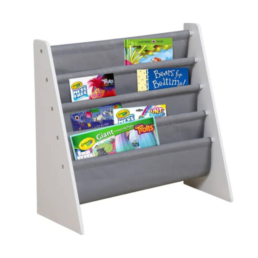 KINDER HOME DJEČIJA POLICA ZA KNJIGE 5 62,7X28X60 SIVA