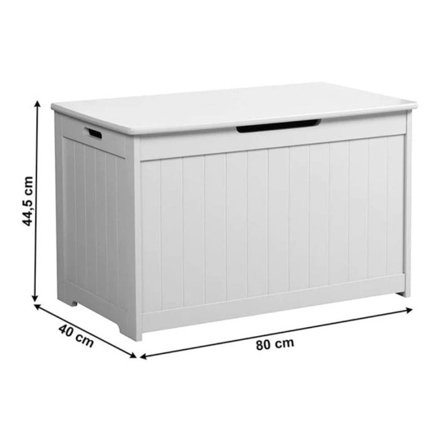 KINDER HOME DJEČIJA KUTIJA ZA ODLAGANJE 80,20X40X44X5 BIJELA