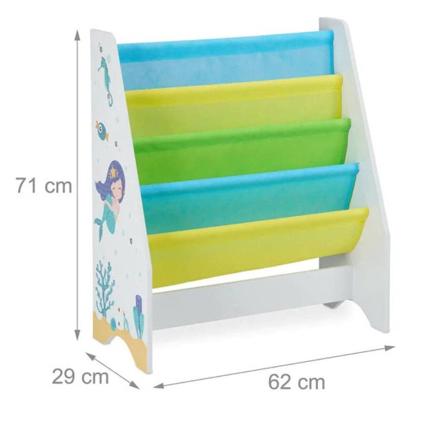 DJEČIJA POLICA ZA KNJIGE  61x29x74 SIRENA