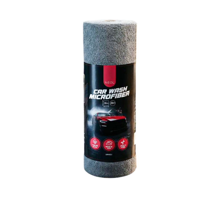 KRPA ZA AUTO MIKROFIBER 30X30CM ROLNA 20/1 NEOL