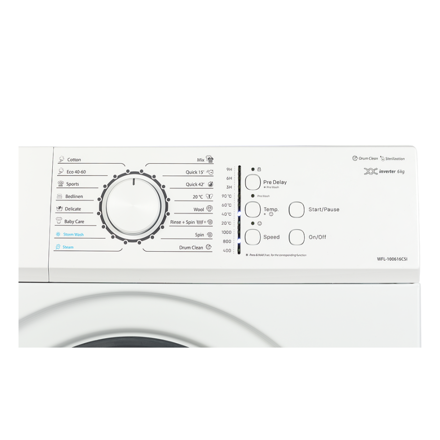 MAŠINA ZA VEŠ 1200 O/MIN 6KG VIVAX HOME WFL-100616CSI