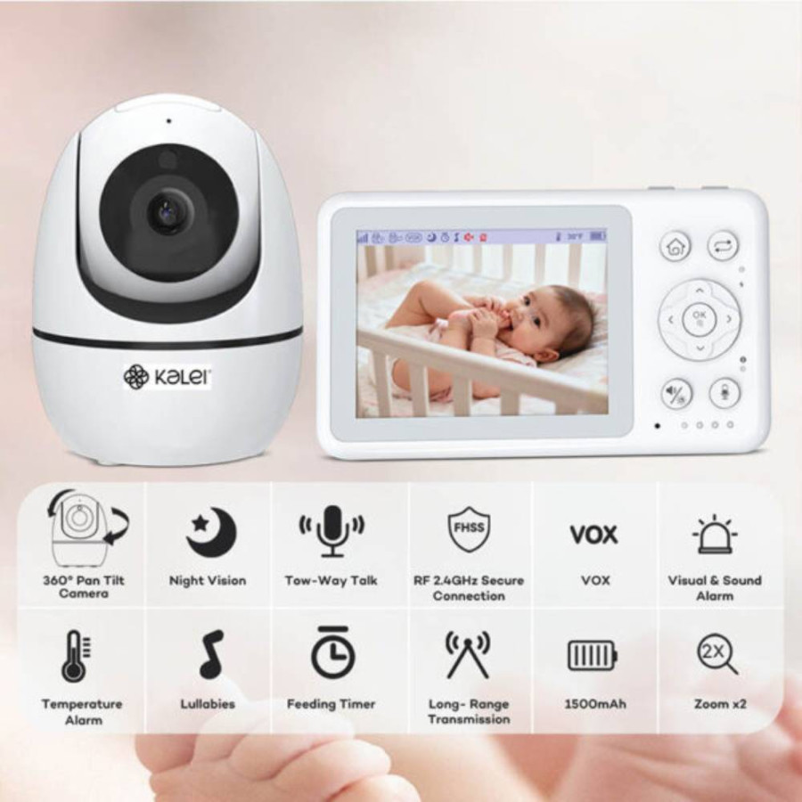 KALEI BABY ALARM VIDEO MONITOR 3,2" BM301