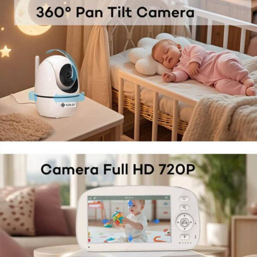 KALEI BABY ALARM VIDEO MONITOR 5" BM5G09L
