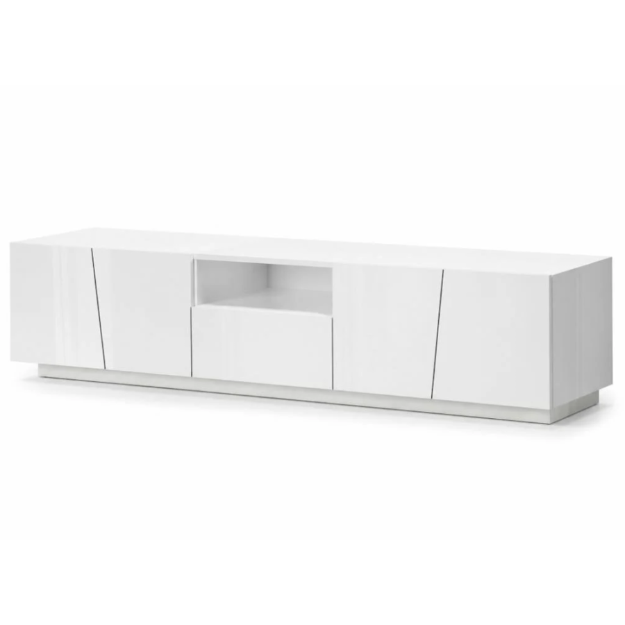 KOMODA ZA TV MOLISE 220X46X43CM BIJELA VISOKI SJAJ