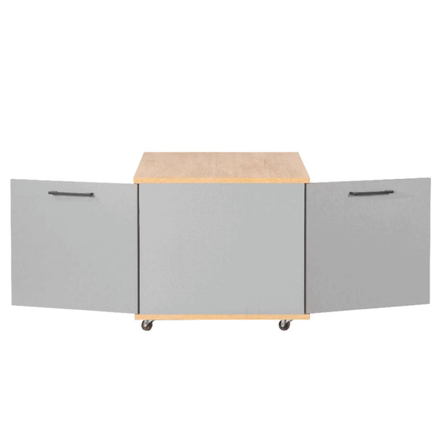 KLUB STO TANGO 110X60X52CM SONOMA TAMNO SIVA