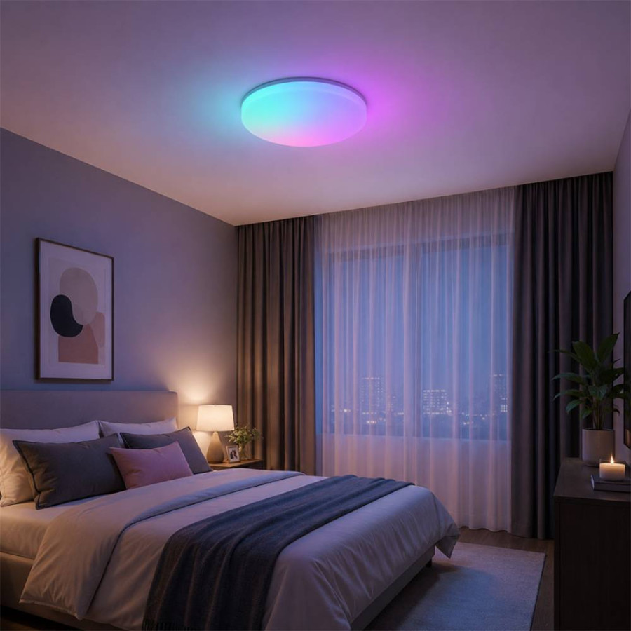 PLAFONJERA LED 12W-24W SKYLITE EL-4007A 3000K-6500K+RGB
