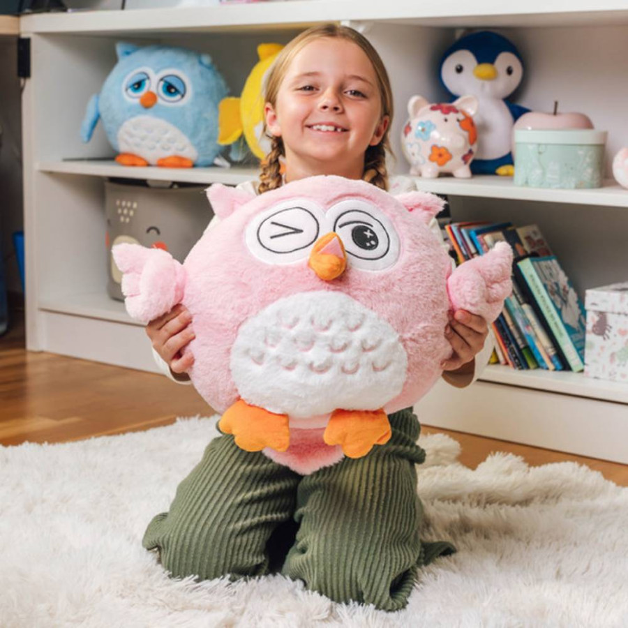 DORMEO SET 3U1 JASTUK DEKA IGRAČKA WARM HUG EMOTION NAUGHTY OWL