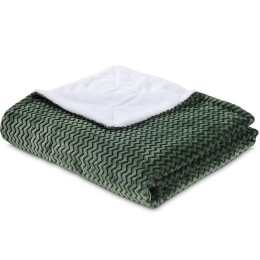 DORMEO SET JASTUK I DEKA 130X190 WARM HUG GREEN OMBRE