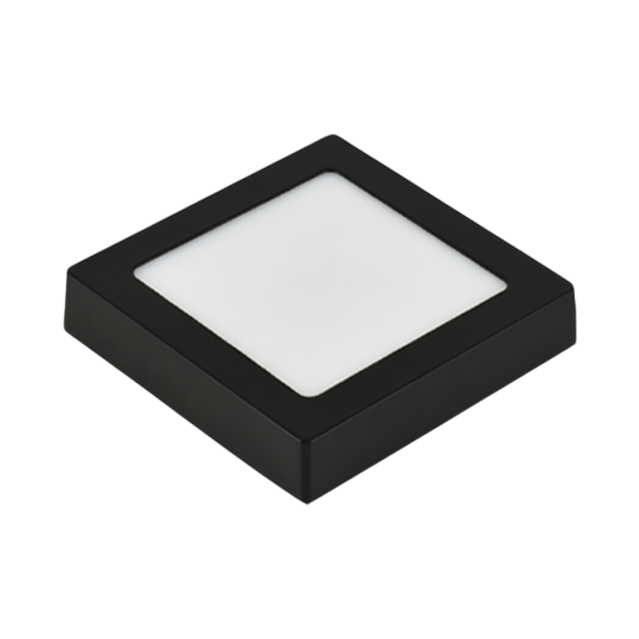 NADGRADNI LED PANEL 18W KVADRATNI E-LIGHT 6500K CRNI