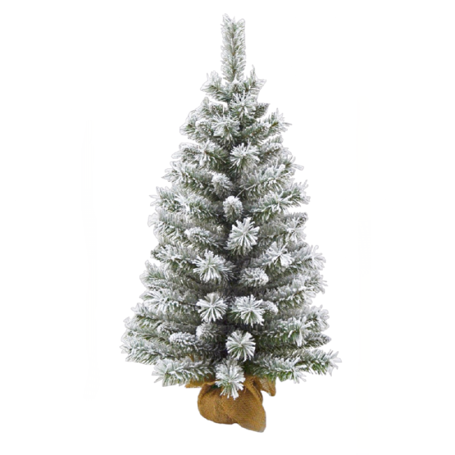 NOVOGODIŠNJA JELKA  SNOW 60CM/65 TIPS JUTA