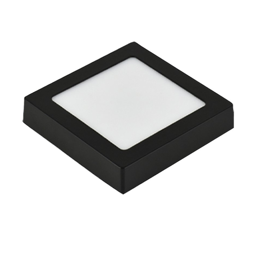 NADGRADNI LED PANEL 30W KVADRATNI E-LIGHT 6500K CRNI