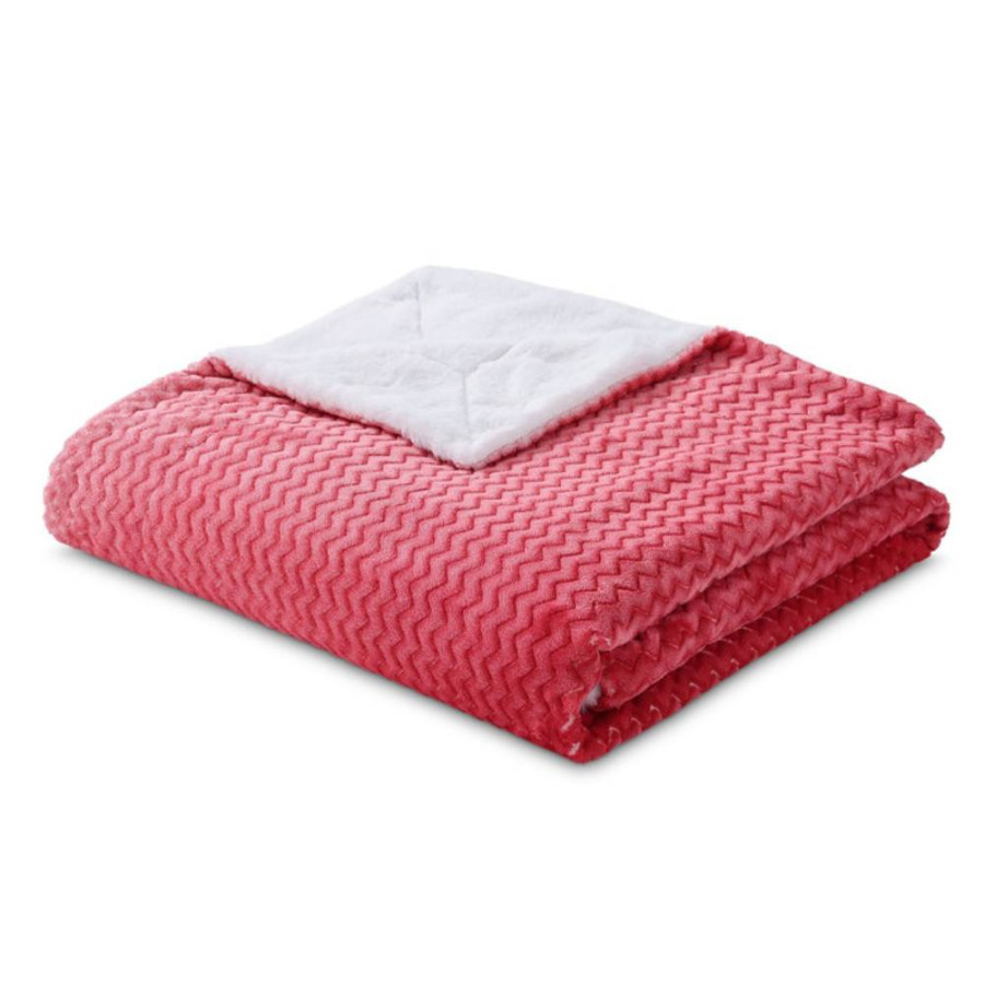 DORMEO SET JASTUK I DEKA 130X190 WARM HUG RED OMBRE