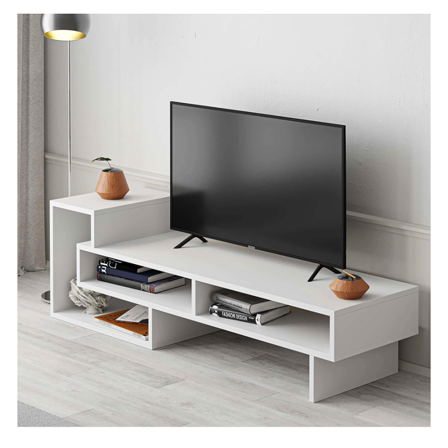 KOMODA ZA TV TETRA 136,7X40X42,2CM - BIJELA