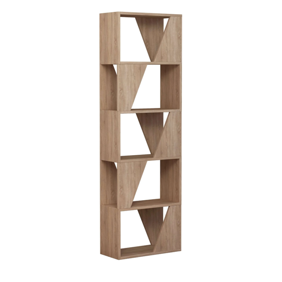 POLICA ZA KNJIGE FRAME 54X24X168CM HRAST