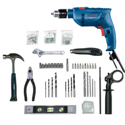 BOSCH UDARNA BUŠILICA 600W GSB 600 + 100-DIJELNI SET - 06011A0321